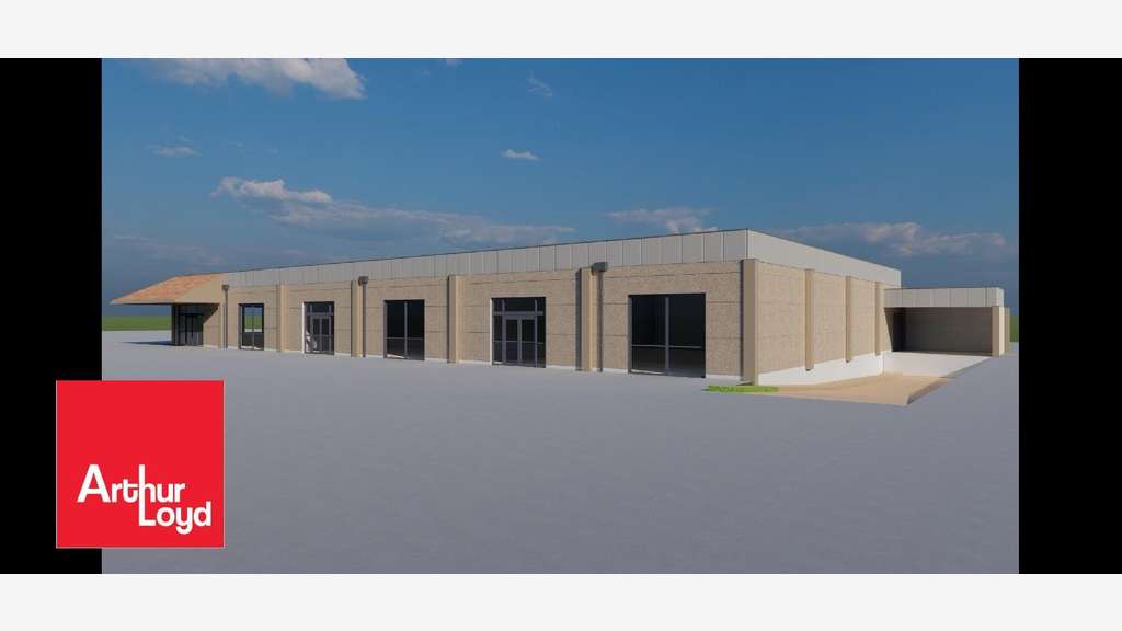 Loue local commercial 1075m² Saint-Denis-Lanneray