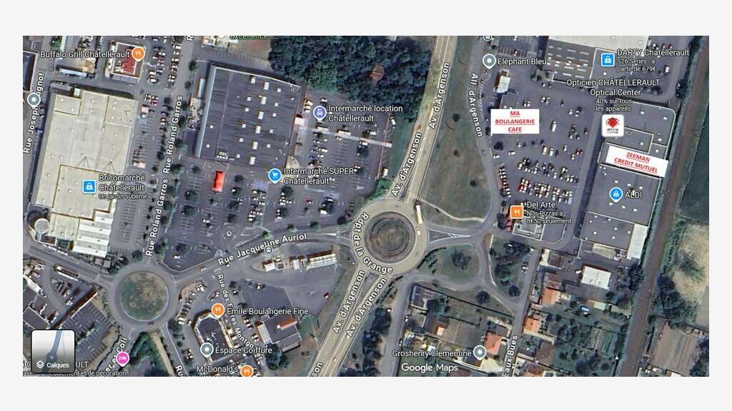 Ensemble commercial 781m² à louer Châtellerault