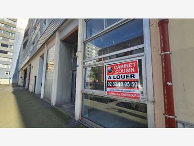 A louer pas de porte 35m² Cherbourg Passage Digard