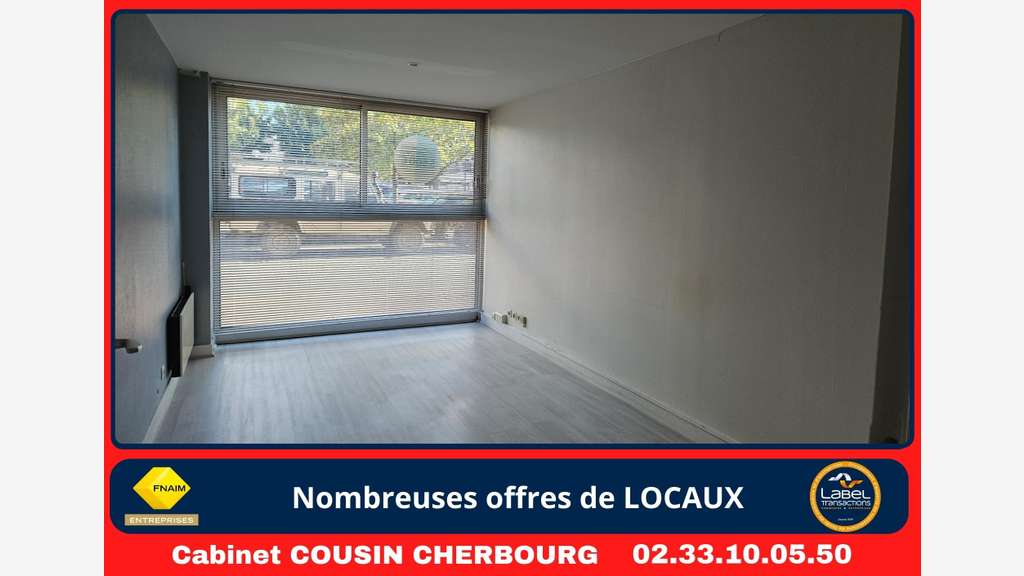 A louer pas de porte 35m² Cherbourg Passage Digard