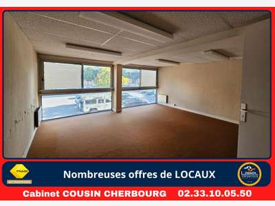 A louer pas de porte 35m² Cherbourg Passage Digard