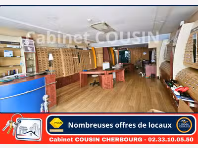 Pas de porte 133m² rue Albert Mahieu Cherbourg
