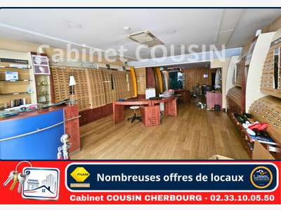 Pas de porte 133m² rue Albert Mahieu Cherbourg