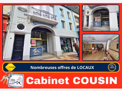 A louer pas de porte local 30m² à Cherbourg
