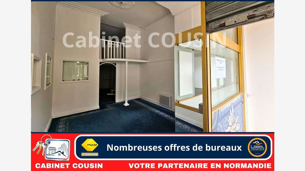 A louer pas de porte local 30m² à Cherbourg