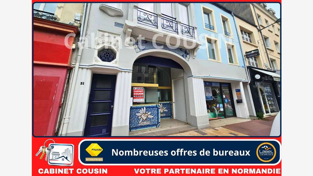 A louer pas de porte local 30m² à Cherbourg
