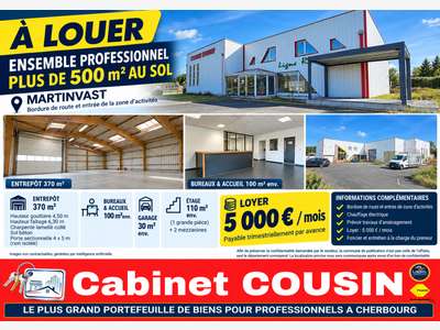 A louer ensemble professionnel à Cherbourg