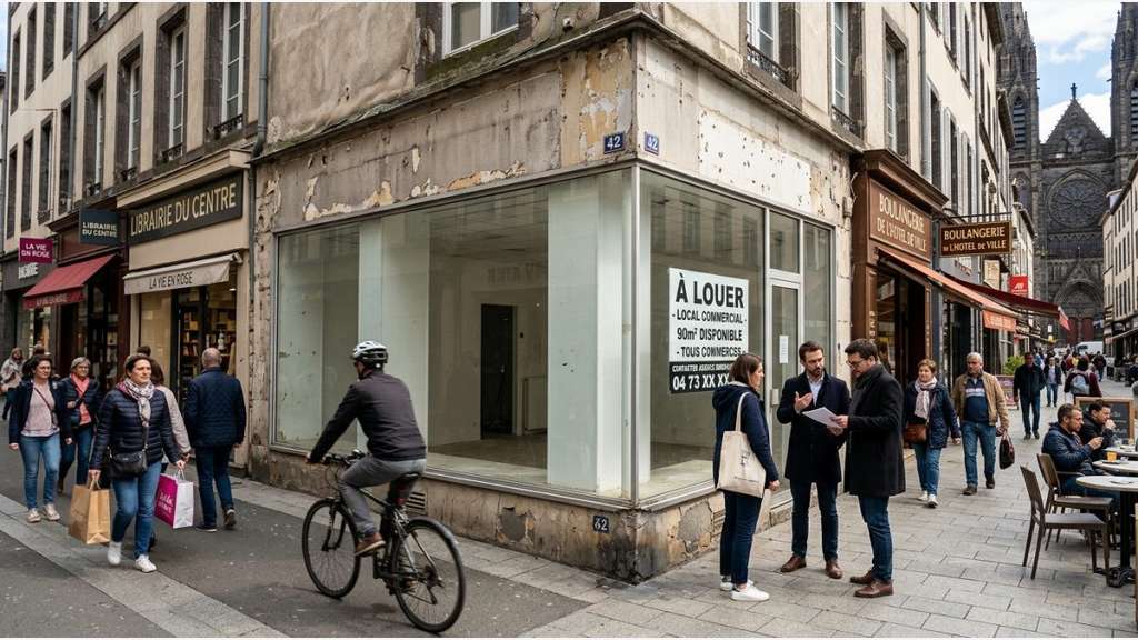 Loue local 90m² en hyper centre Clermont Ferrand