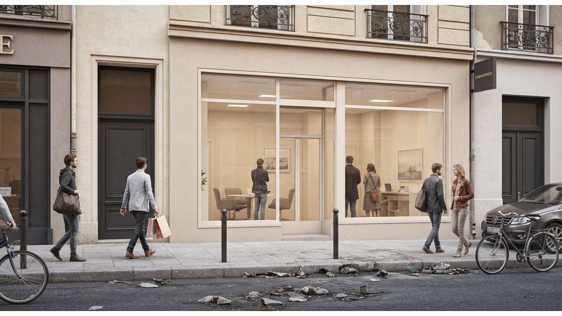 A louer local de 47m² sur axe passant Clermont Fd