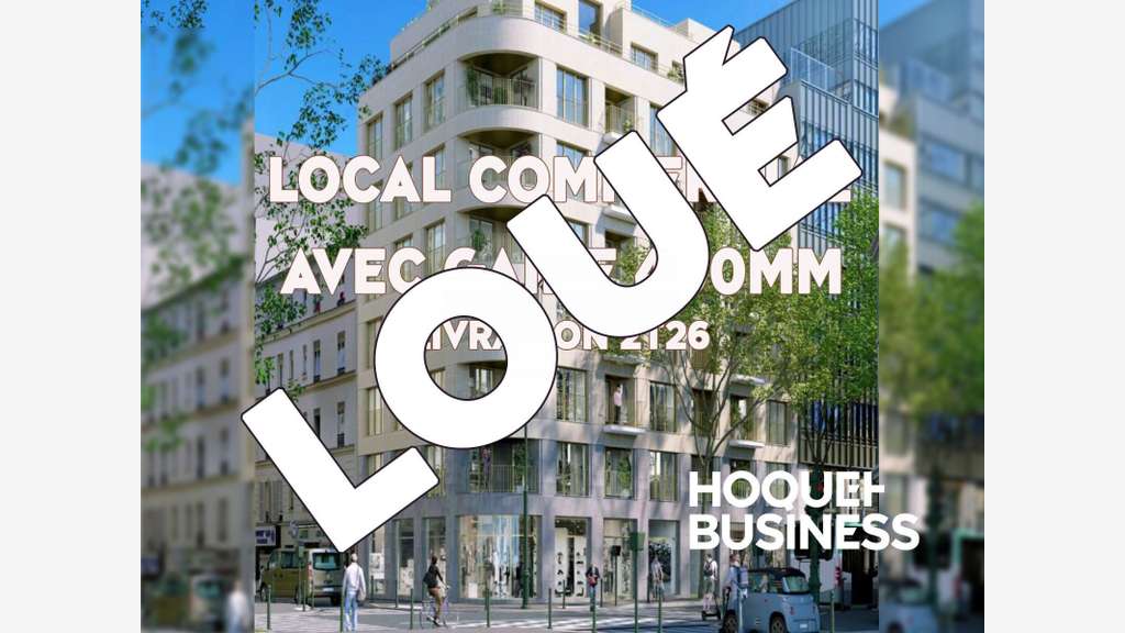A louer local 39m² avec gaine à Clichy