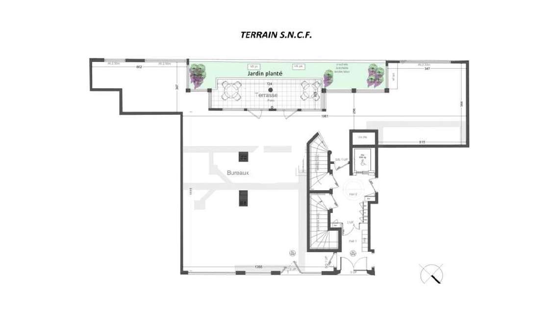 A louer Local commercial 189m² Clichy