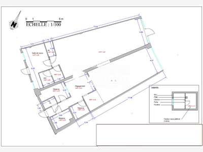 A louer local commercial 190m² CC Du Perget