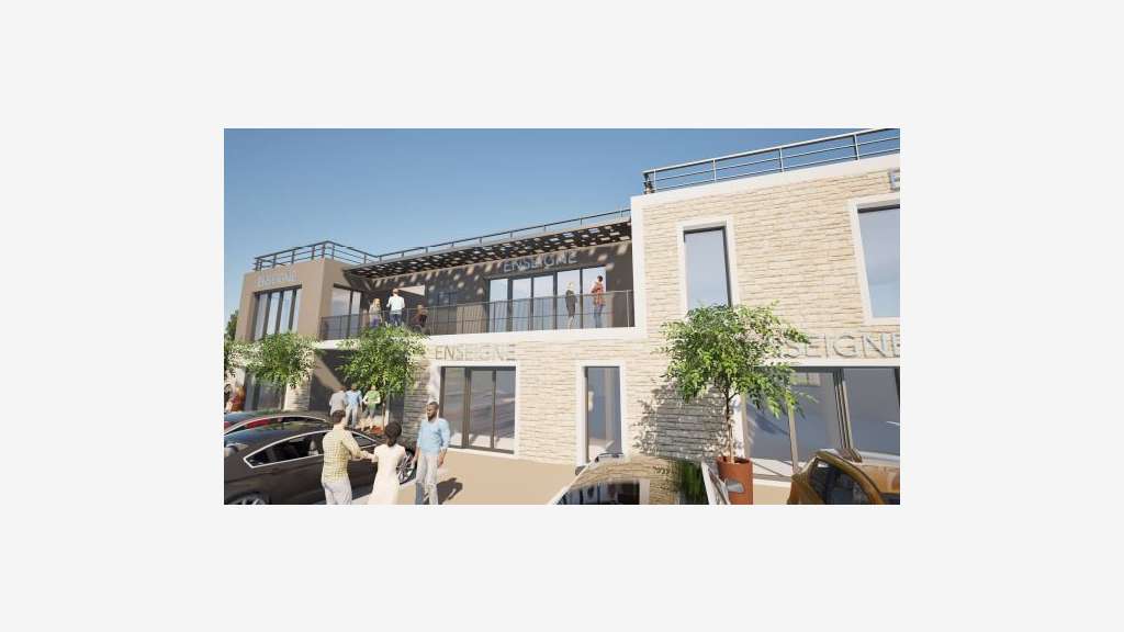 A louer local commercial 448m² axe pénétrant Cuers