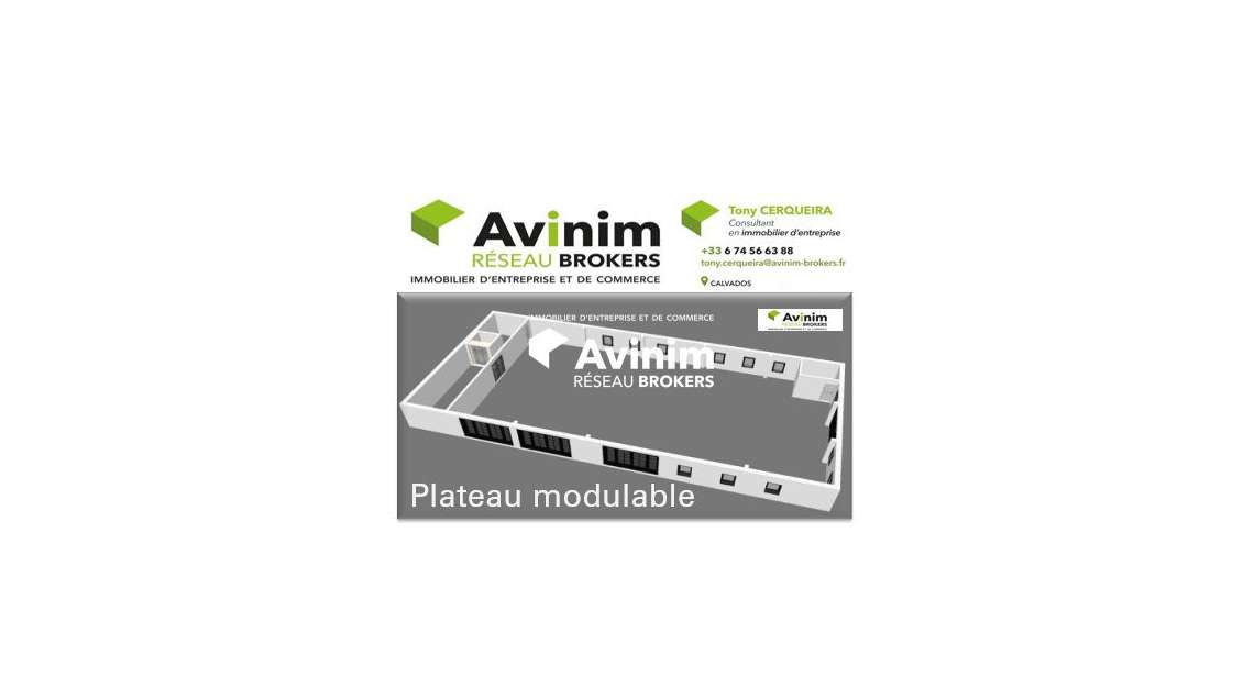 A louer locaux commerciaux neufs entrée de Touques