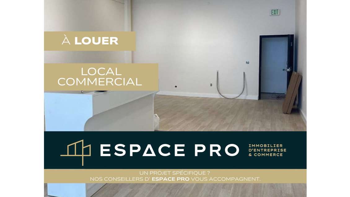 A louer charmante boutique 42²m à Deauville