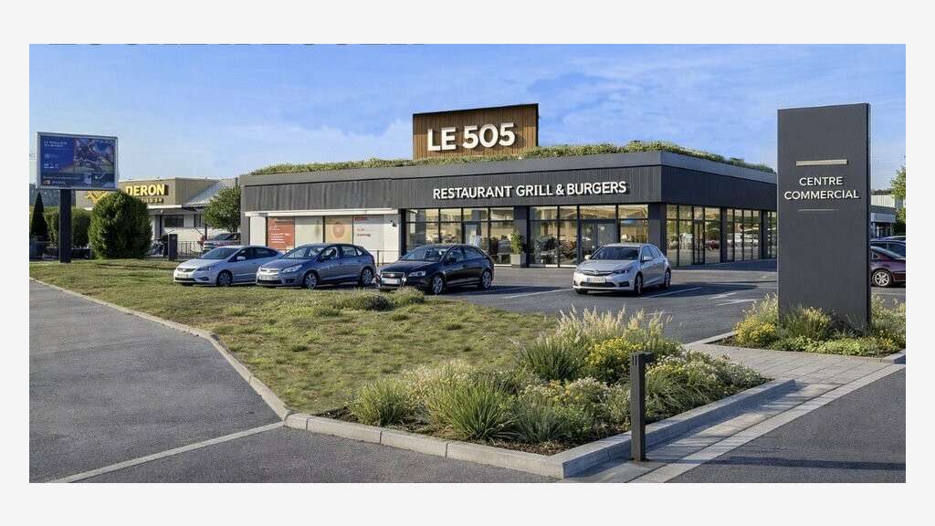 A louer local restaurant 677m² bel empl Décines