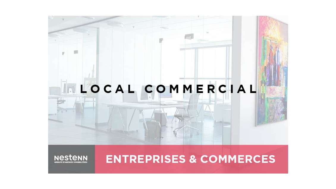 A louer local commercial avec parking à Dinan