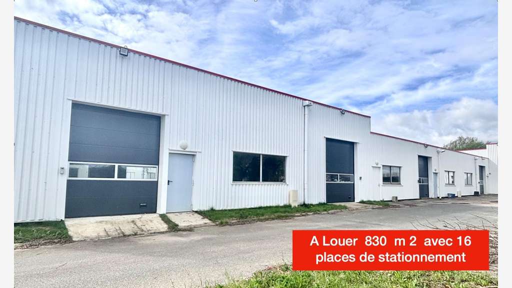 Loue local d'activité 840m² Douvres la Délivrande