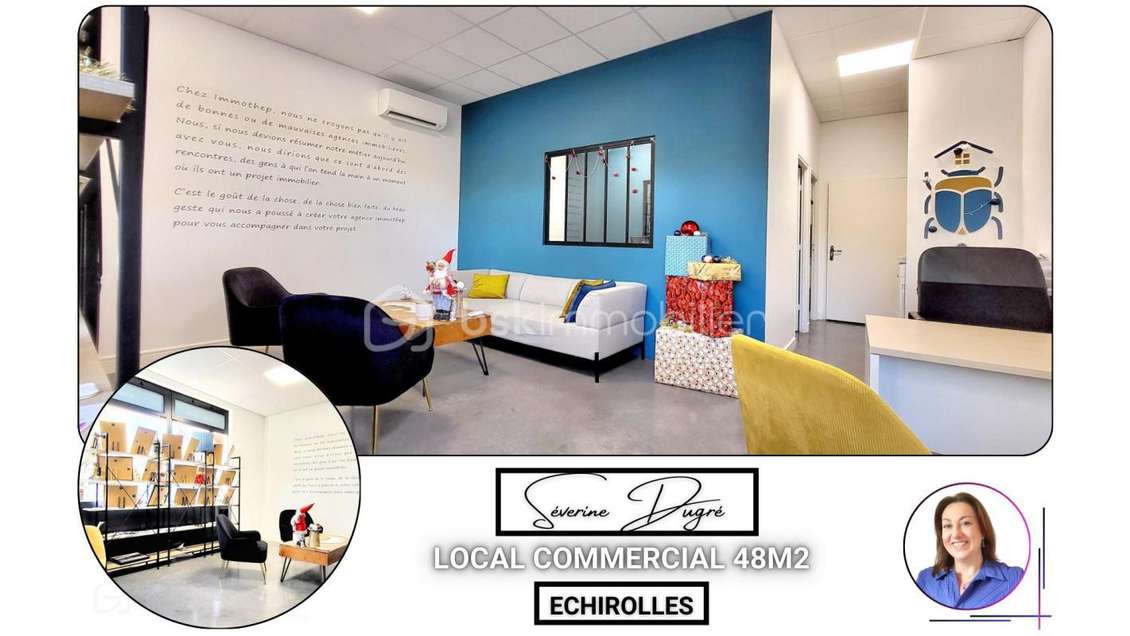 Location local 48m² à Échirolles empl stratégique