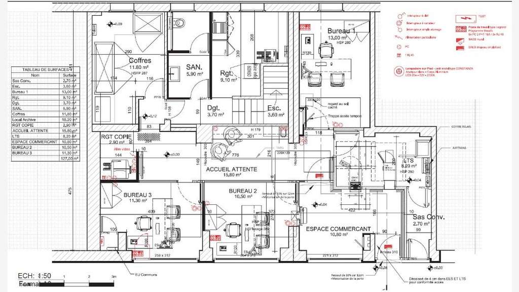 Local commercial à louer de 127m² à Ecully