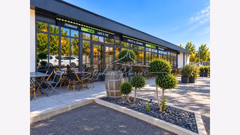 Local 28m² à forte visibilité à louer à Éguilles