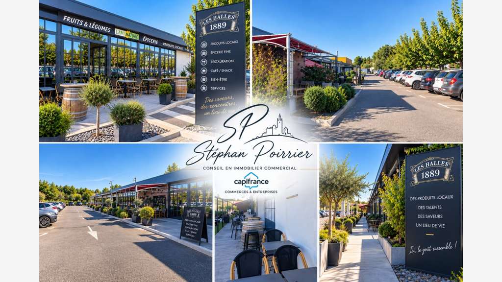 A louer local commercial 194m² empl strat Éguilles