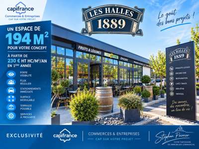 A louer local commercial 194m² empl strat Éguilles