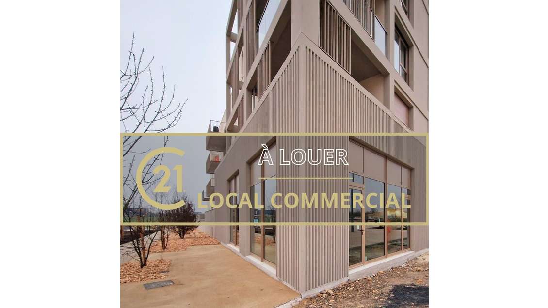 Loue local commercial neuf 158m² à Fleury sur Orne