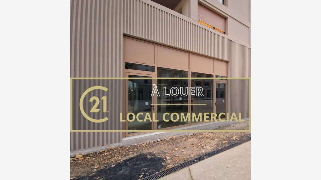 A louer local commercial neuf 106m² Sud de Caen