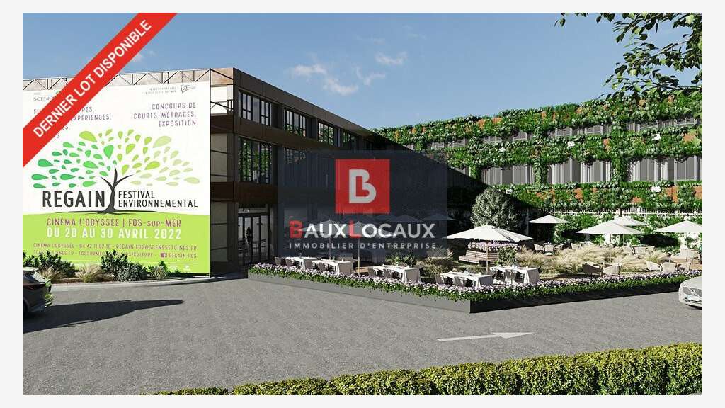 Local commercial neuf 273m² à louer à Fos-sur-Mer