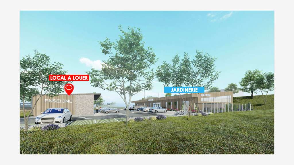 A louer local commercial 250m² à Foulayronnes 