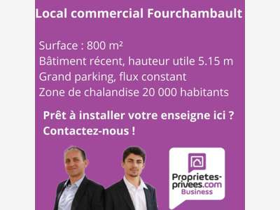 A louer local commercial 800m² Fourchambault ZRR