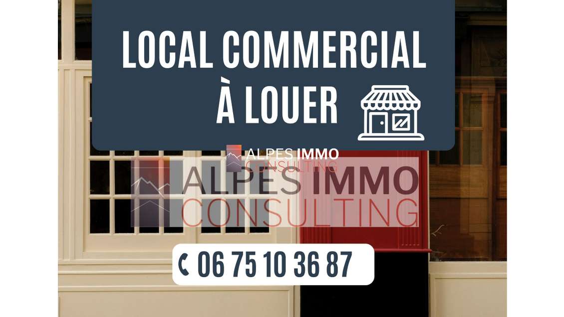 A louer local commercial 70m² AV Jean-Jaurès à Gap