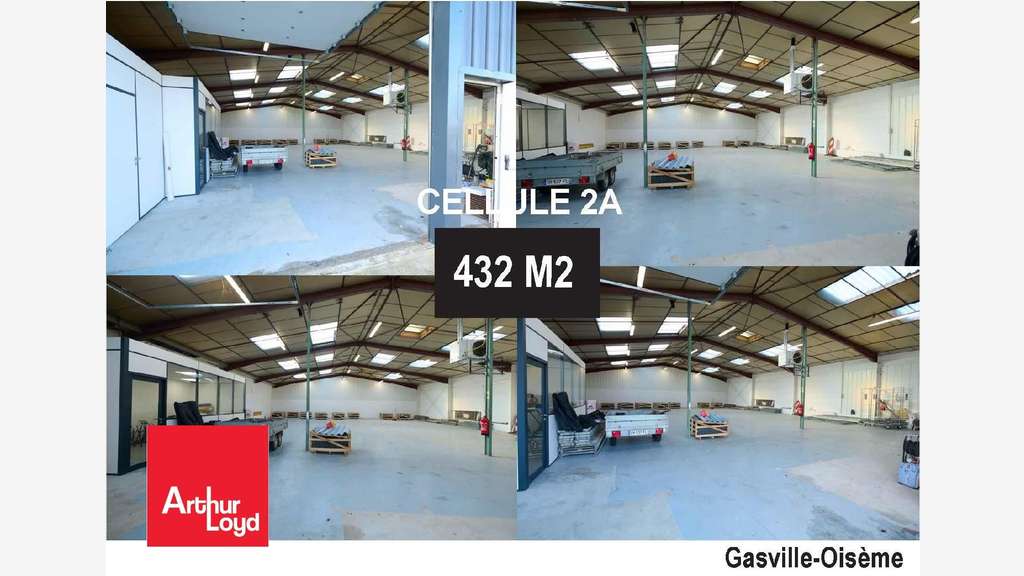 A louer local de 432m² avec quai à Chartres agglo