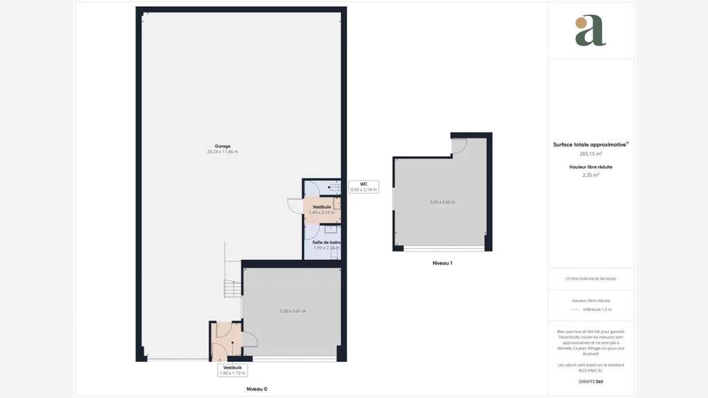 Local d'activité de 270 m² - proche Chartres et a