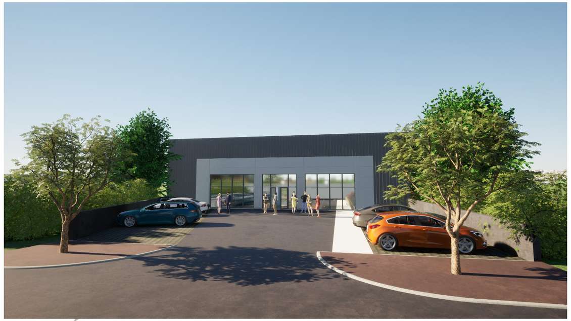 A louer local commercial neuf 300m² à Granville 