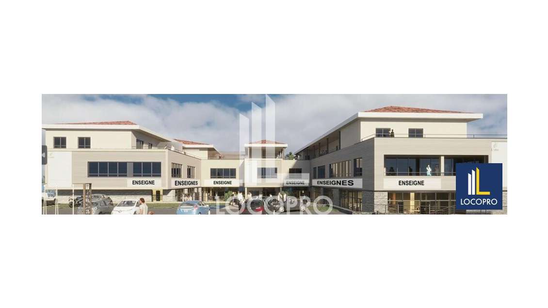À louer en BEFA local commercial neuf 345m² Grasse