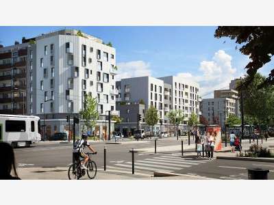 Locaux commerciaux neufs 141m² à louer à Grenoble
