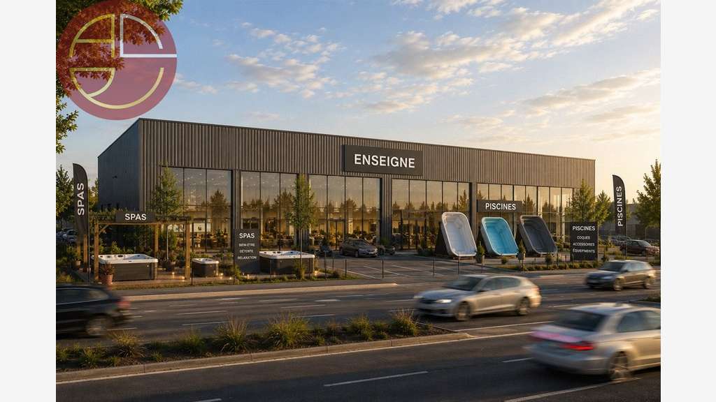 Local commercial de 200m² à louer à Grisolles RN20
