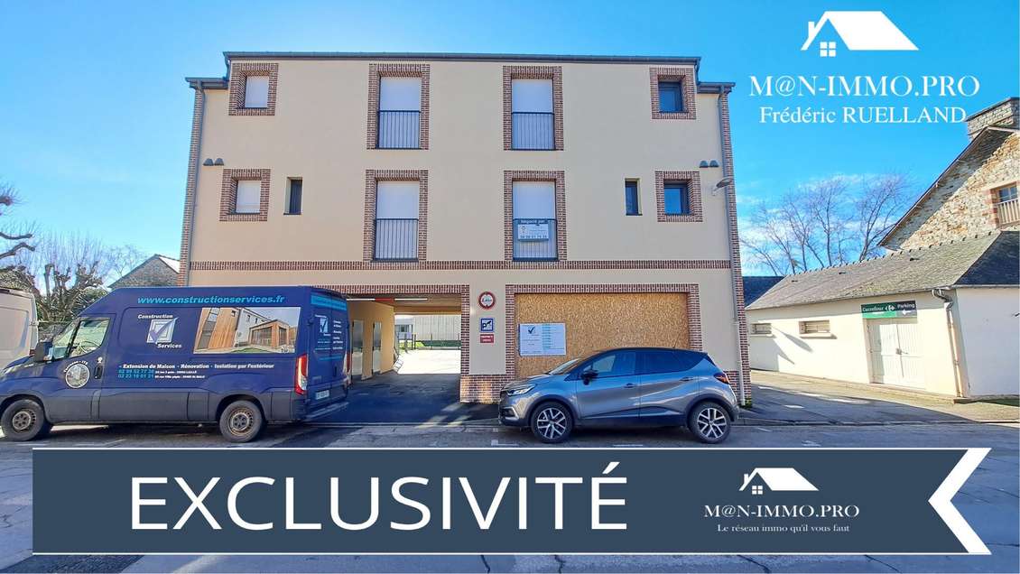 A louer local commercial neuf 67m² centre Guichen