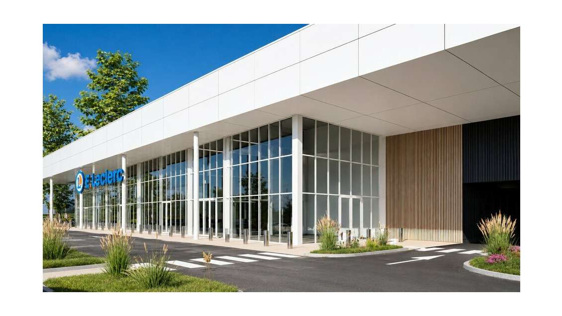 Location cellule commerciale 57m² à Guignen