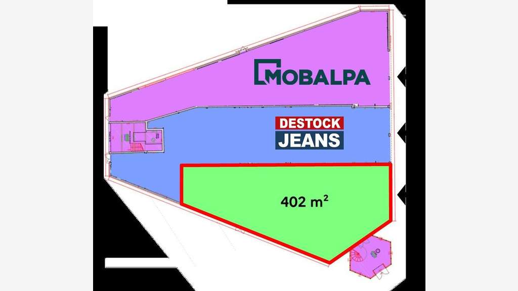 Local commercial 1500m² à louer en zc à Herblay