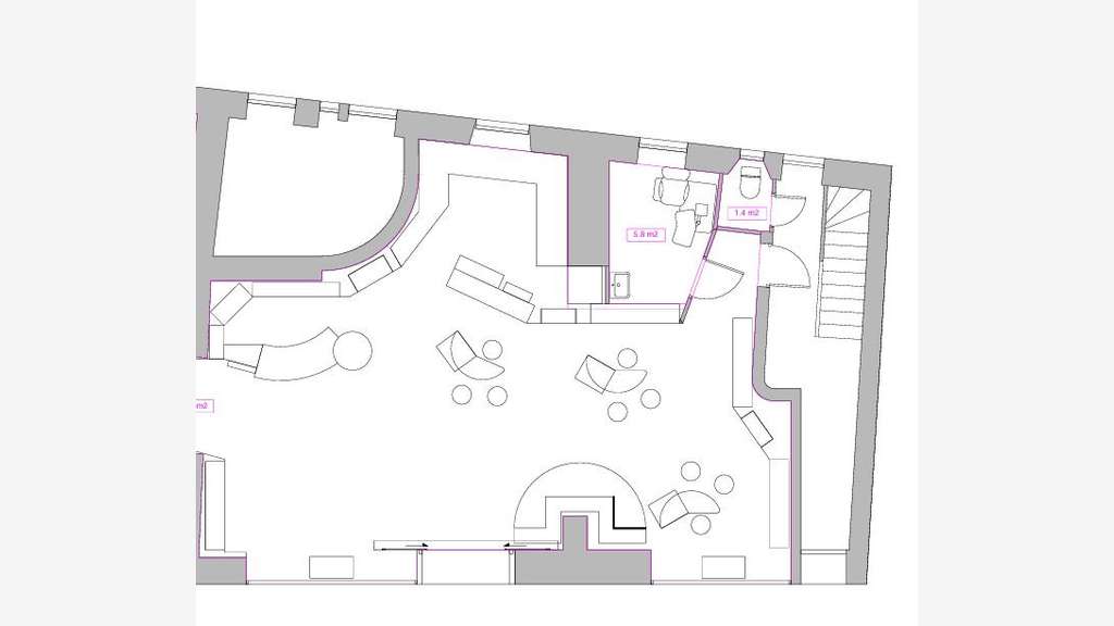 A louer local commercial de 90m² en centre Issoire