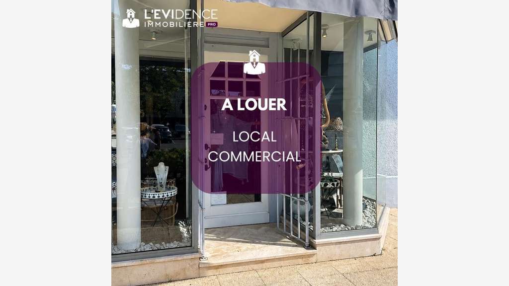 A louer local commercial 30m² et réserve La Baule