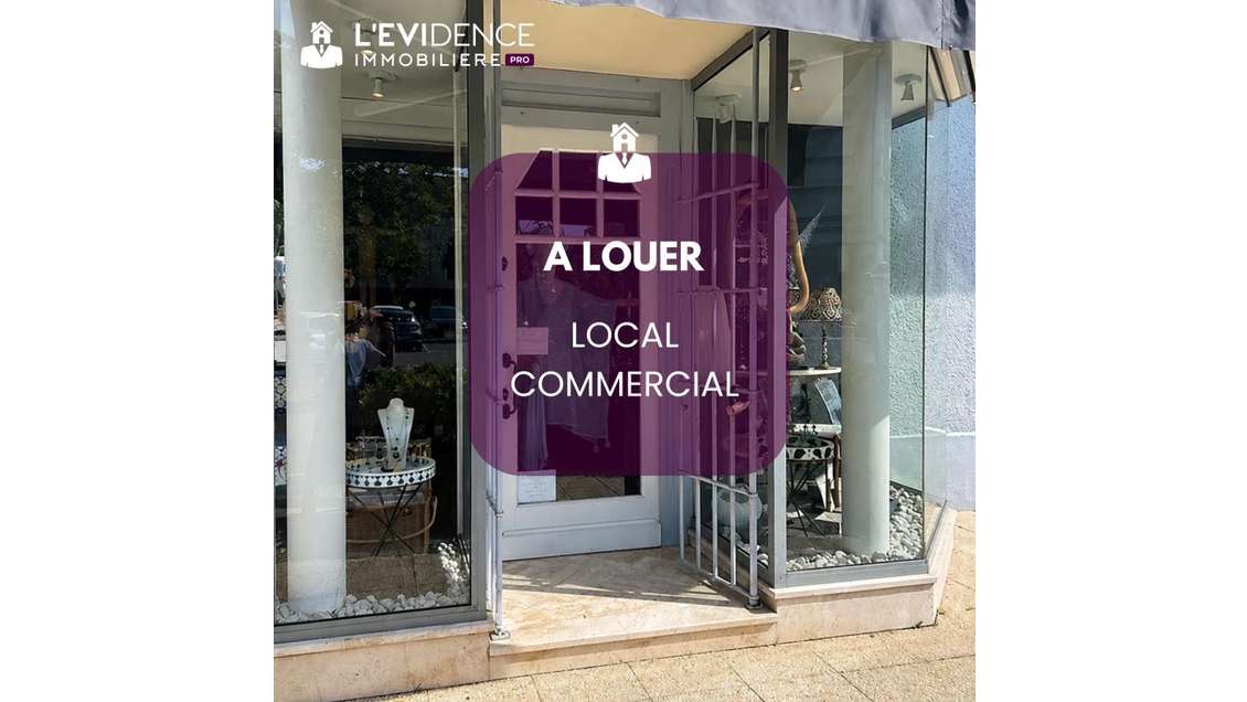 A louer, local commercial de 30m2 avec réserve à L