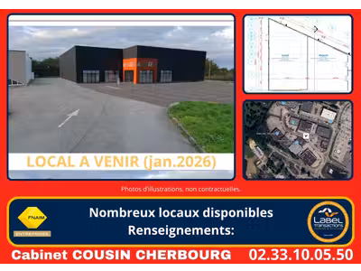 Location Locaux d'activités - Entrepôts à La Glacerie