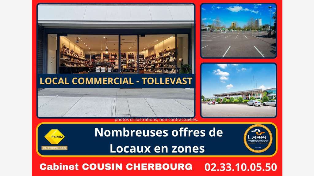 A louer local commerciale de 230m² La Glacerie