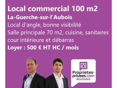 Location Locaux commerciaux - Boutiques à La Guerche-sur-l'Aubois