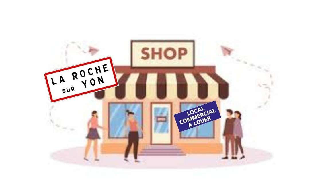 Location boutique 46m² hyper centre La Roche/Yon