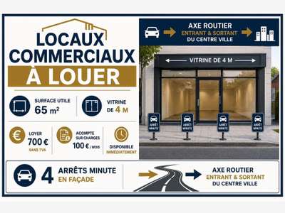 Local à louer – Emplacement stratégique à prox